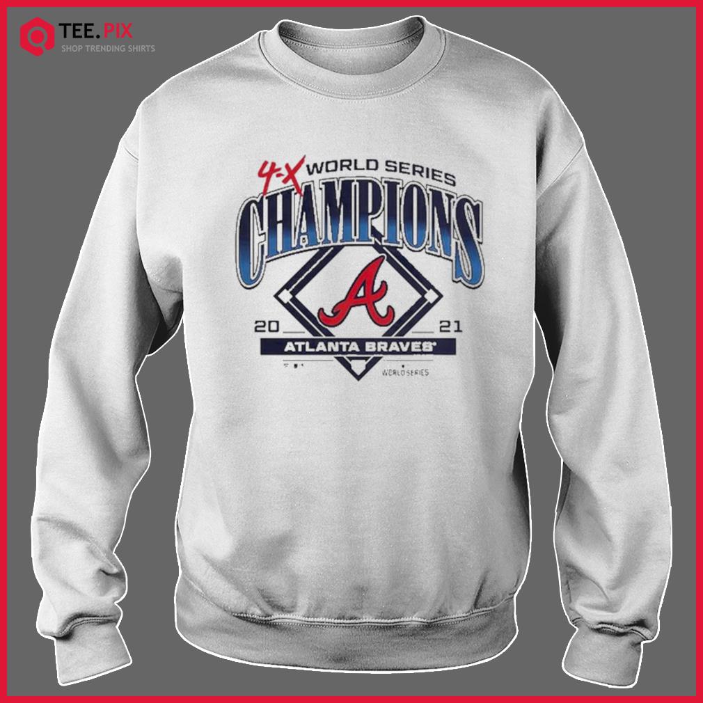 4-time World Series Champions Atlanta Braves Shirt - Teespix - Store  Fashion LLC