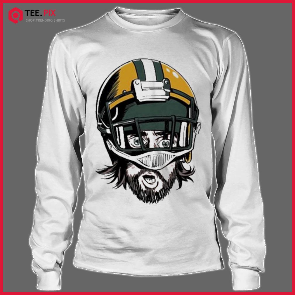 Aaron Rodgers Face Green shirt, hoodie, sweater and long sleeve