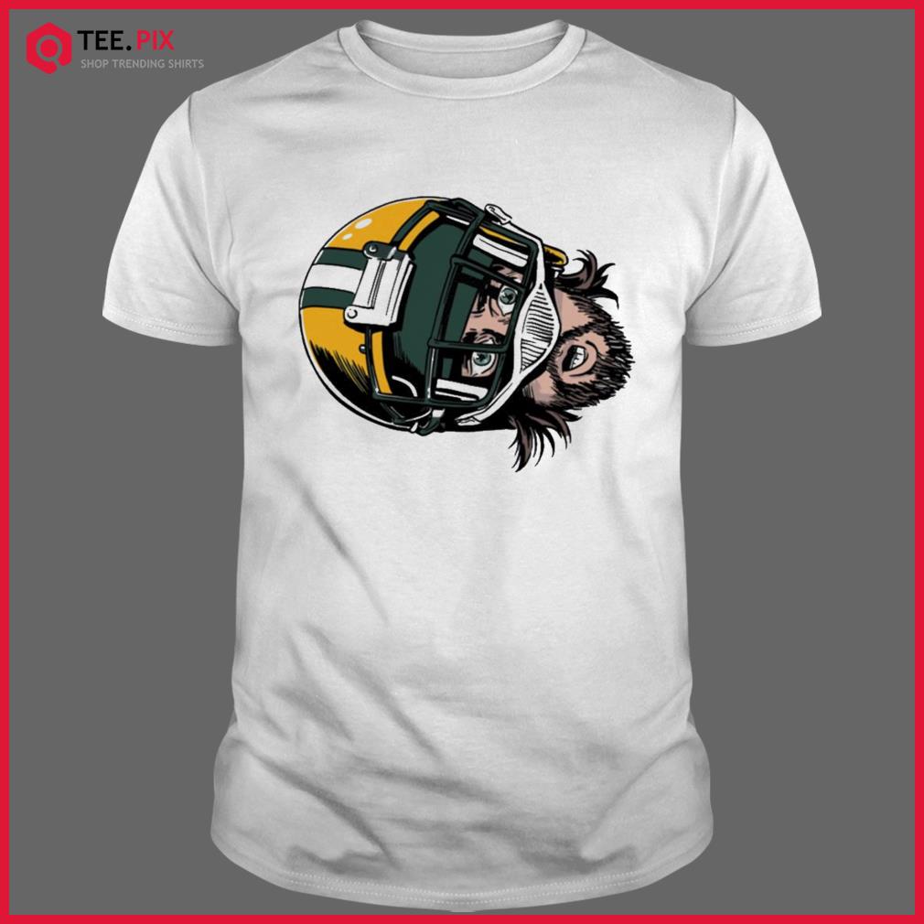 Aaron Rodgers Face Green Tee shirt - Teespix - Store Fashion LLC