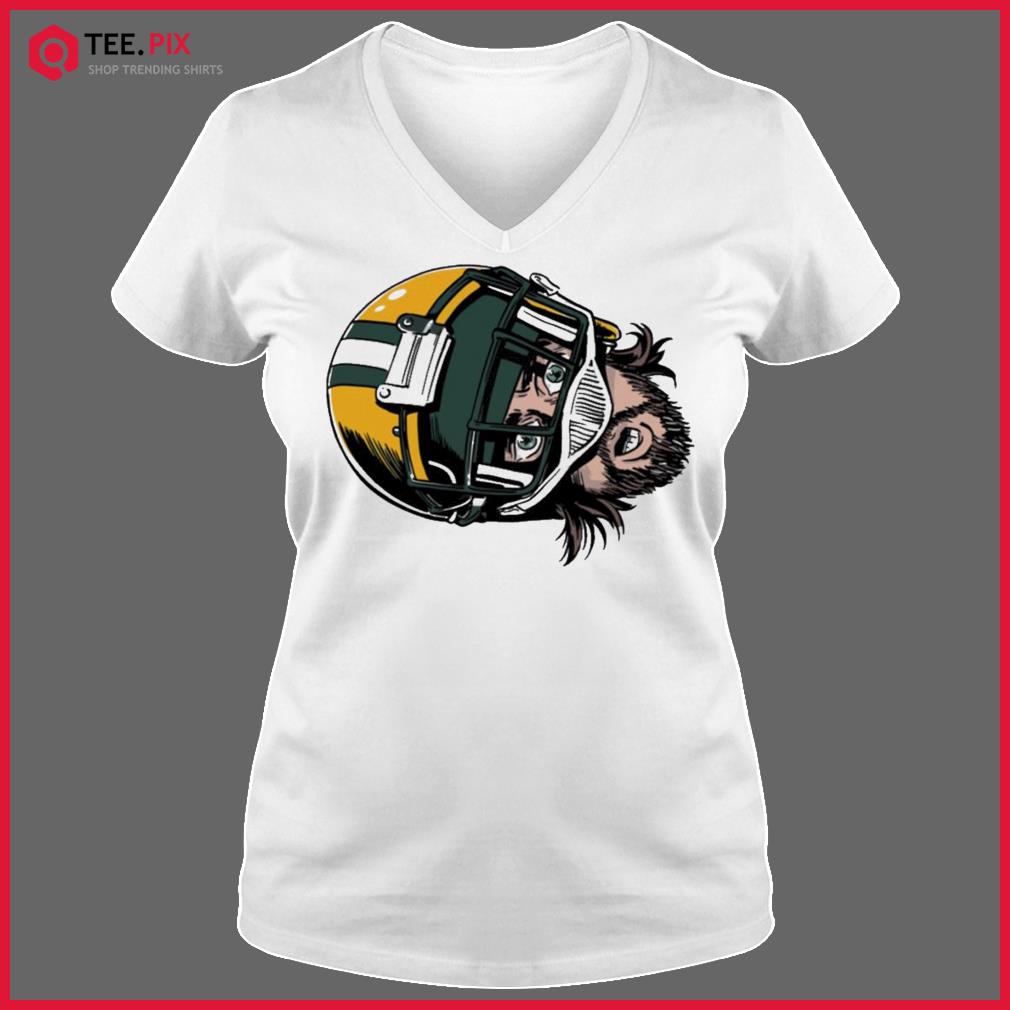 Aaron Rodgers Face Green Tee shirt - Teespix - Store Fashion LLC