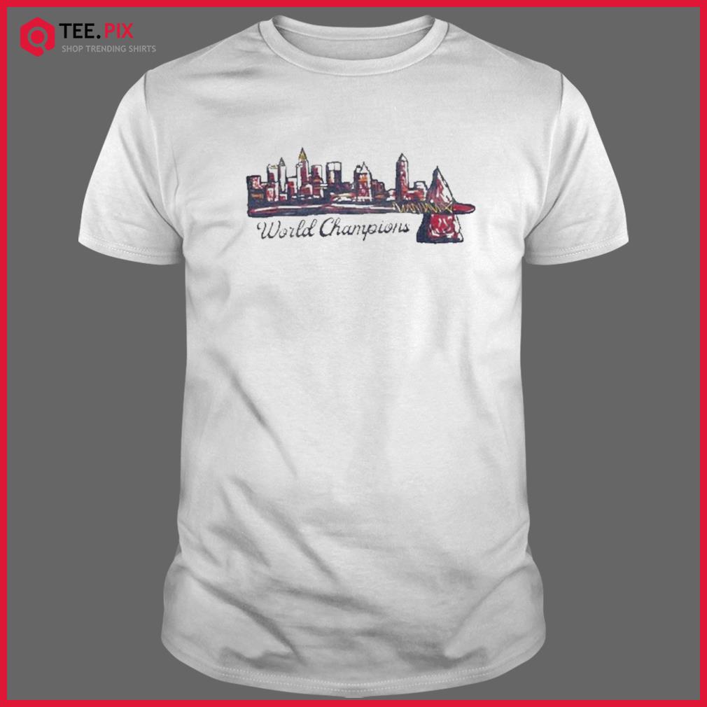 Official Atlanta Braves Skyline World Champions T-Shirt, hoodie