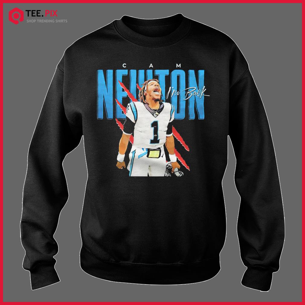 Cam Newton We I'm Back Carolina Panthers I'm We Back T Shirt, hoodie,  sweater, long sleeve and tank top