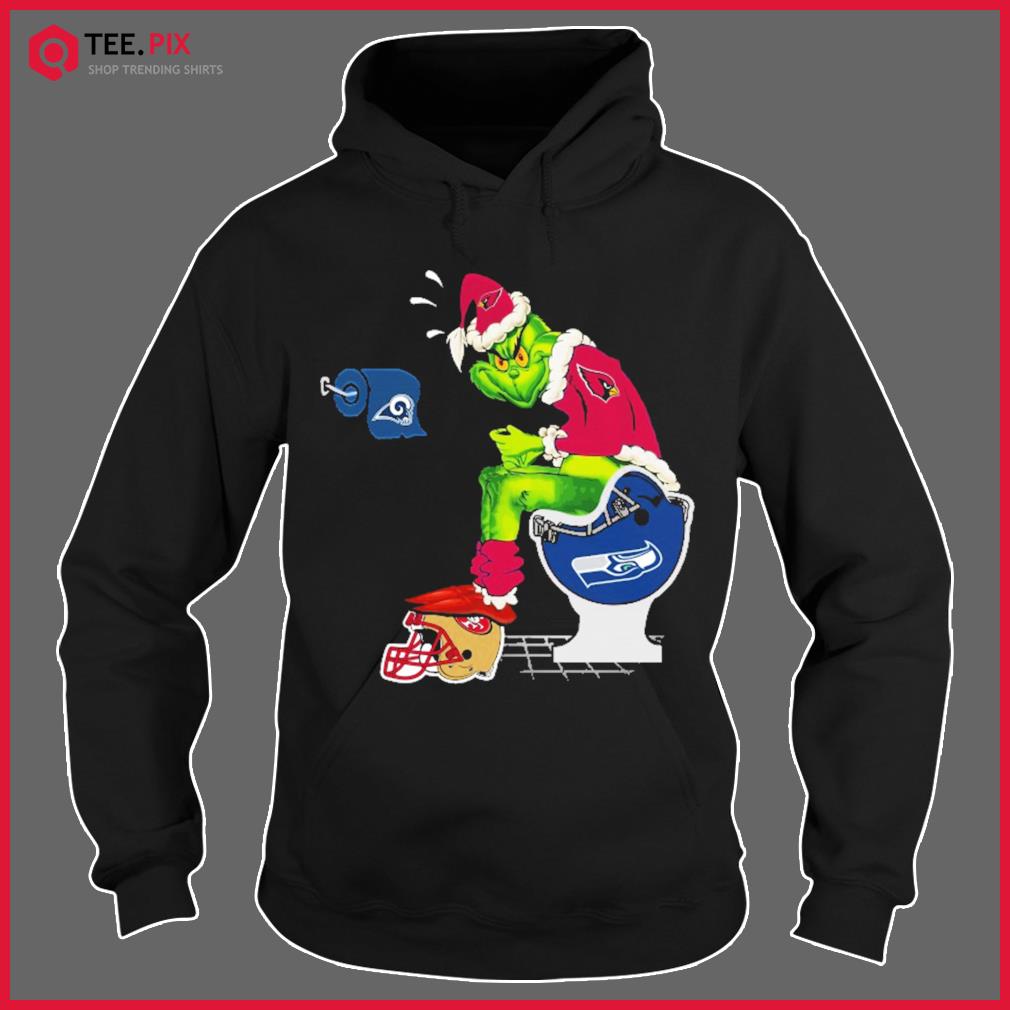 Seattle Seahawks Baby Groot And Grinch Best Friends 3D Hoodie Christmas  Sweater