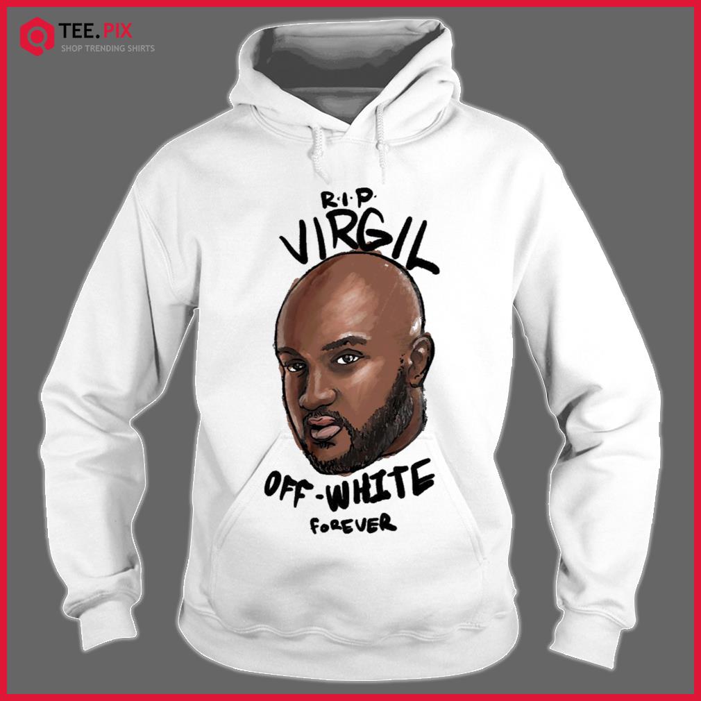 Virgil was here Rip Virgil Abloh shirt, hoodie, sweater, longsleeve and  V-neck T-shirt