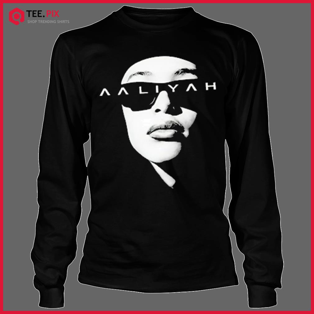 Aaliyah Vintage Graphic Singer Pop Side Eye T-Shirt - Teespix