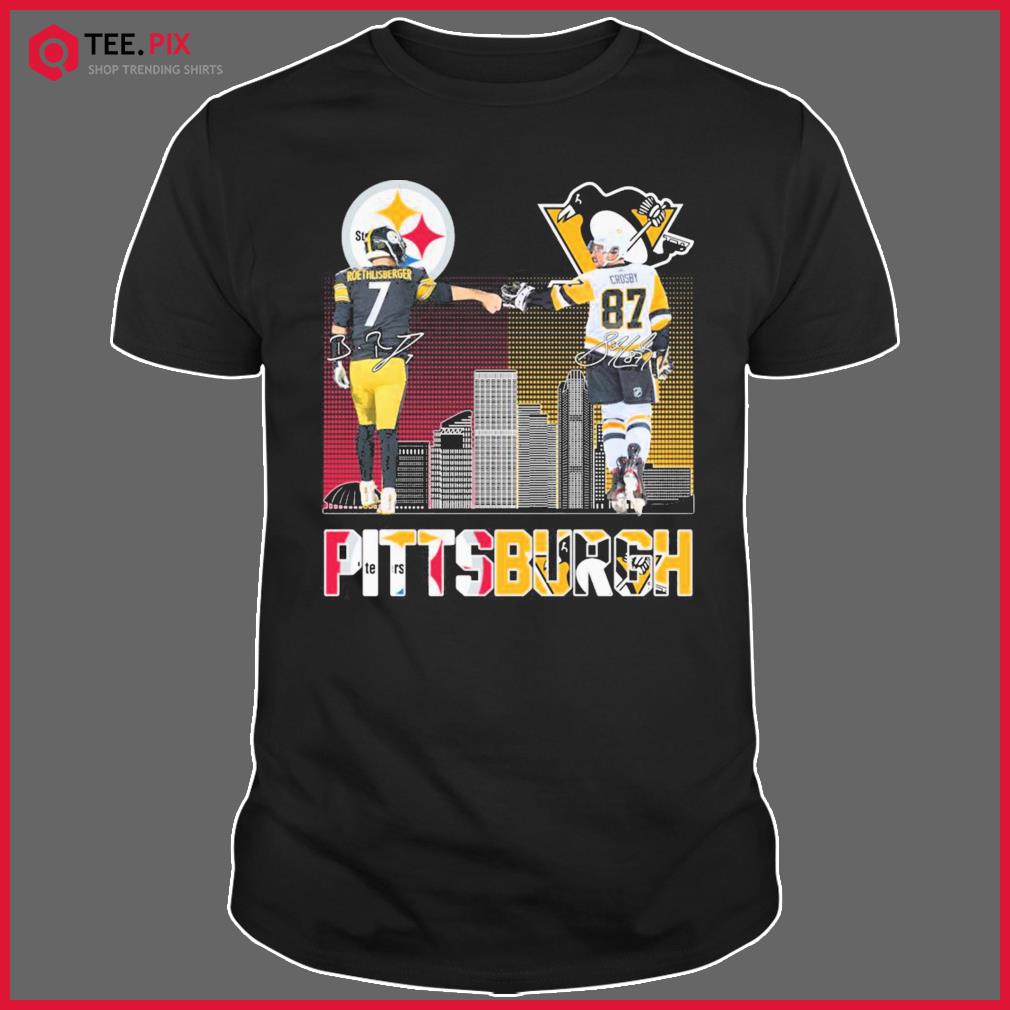 Ben Roethlisberger and Sidney Crosby Pittsburgh Sport Teams Signatures Shirt,  hoodie, sweater, long sleeve and tank top