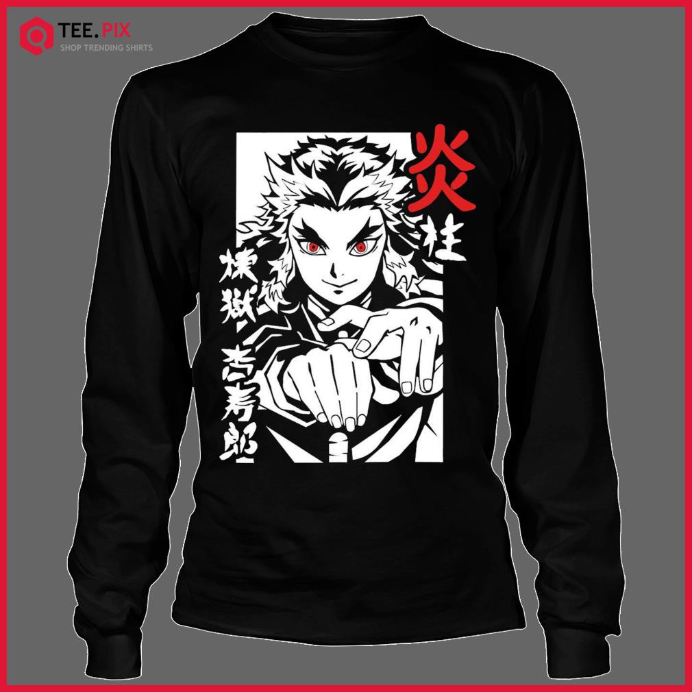 Camiseta Flame Hashira Kyojuro Rengoku Fogo Demon Slayer