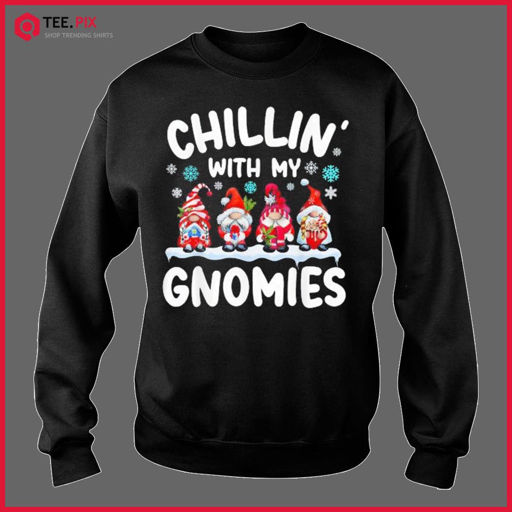 Gnomies Carolina Panthers Christmas T-Shirt - TeeNavi