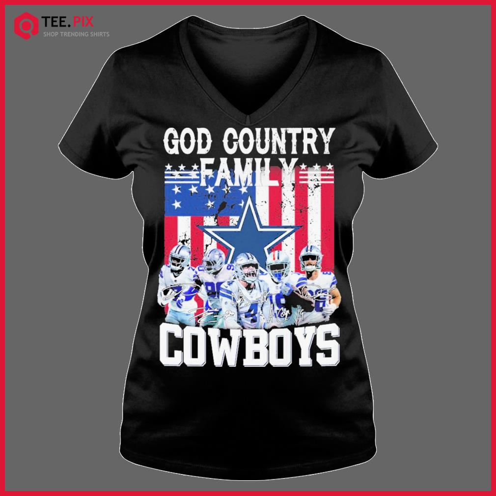 God First Family Second Then Dallas Cowboys Football T Shirt - Growkoc