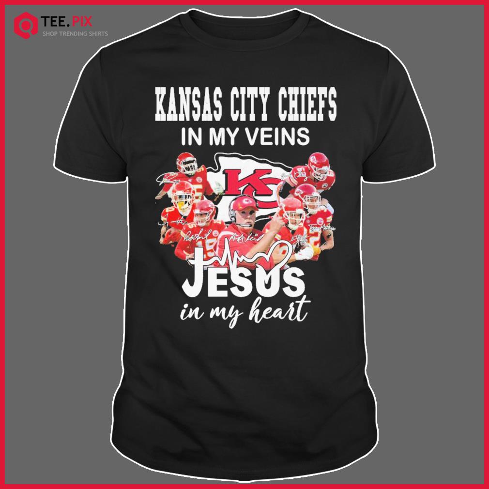 Girls Infant Red Kansas City Chiefs All Hearts Jersey Long Sleeve Dress