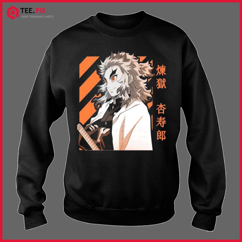 Demon Slayer T-shirt Kyojuro Rengoku Anime Kimetsu No Yaiba Anime