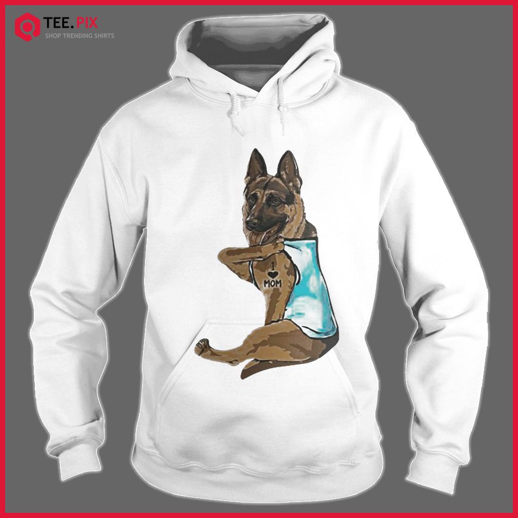 Official Funny German Shepherd Dog I Love Mom Tattoo Shirt - Teespix -  Store Fashion LLC