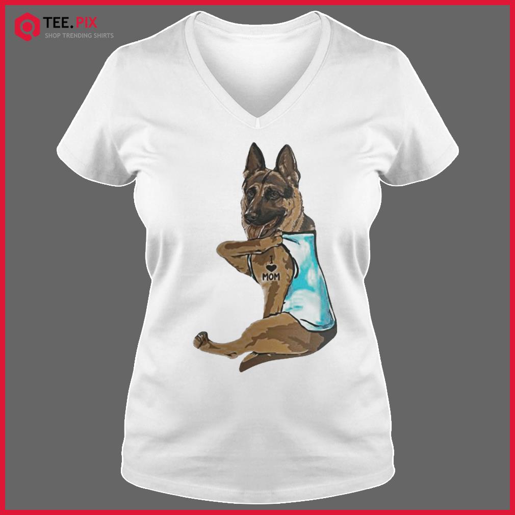 Official Funny German Shepherd Dog I Love Mom Tattoo Shirt - Teespix -  Store Fashion LLC