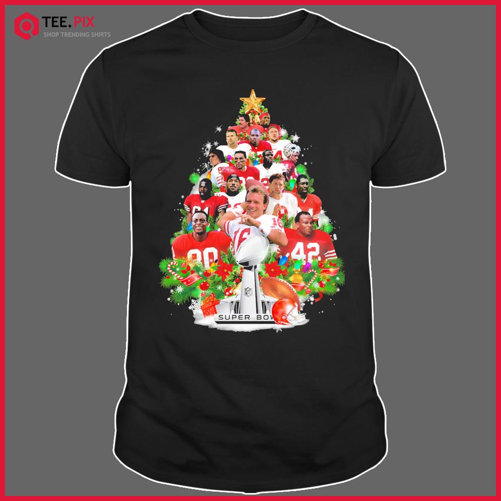 Official San Francisco 49ers All Teams Players Christmas Tree Shirt -  Teespix - Store Fashion LLC