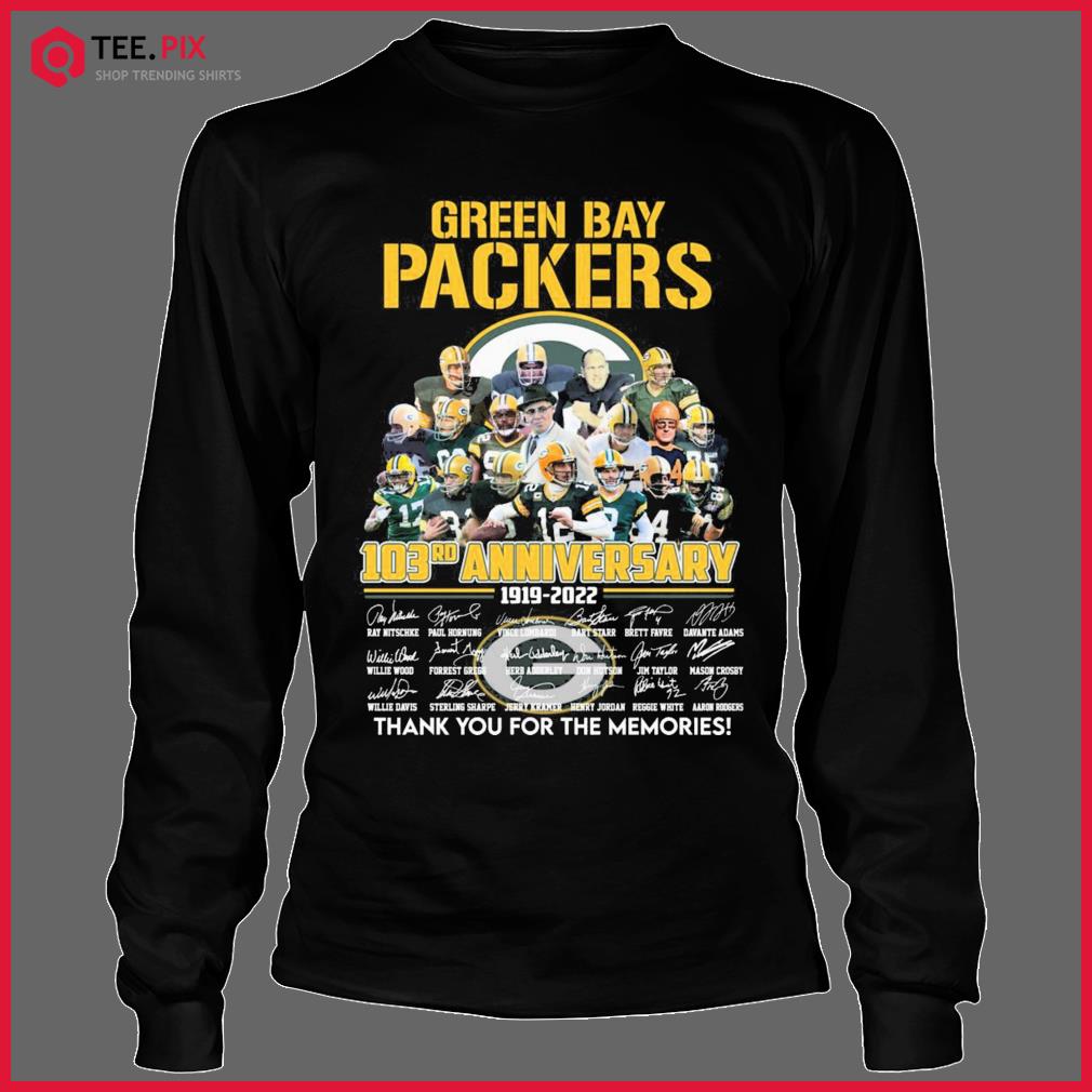 Green Bay Packers 103rd anniversary tshirt