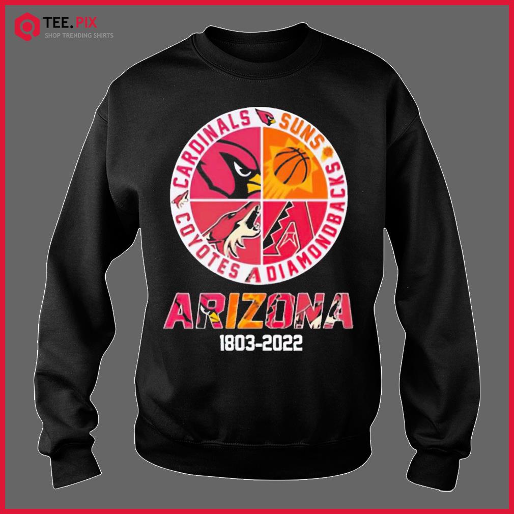 Arizona 18032022 Cardinals Phoenix Suns Diamondbacks Coyotes Unisex T-Shirt  - Teeruto