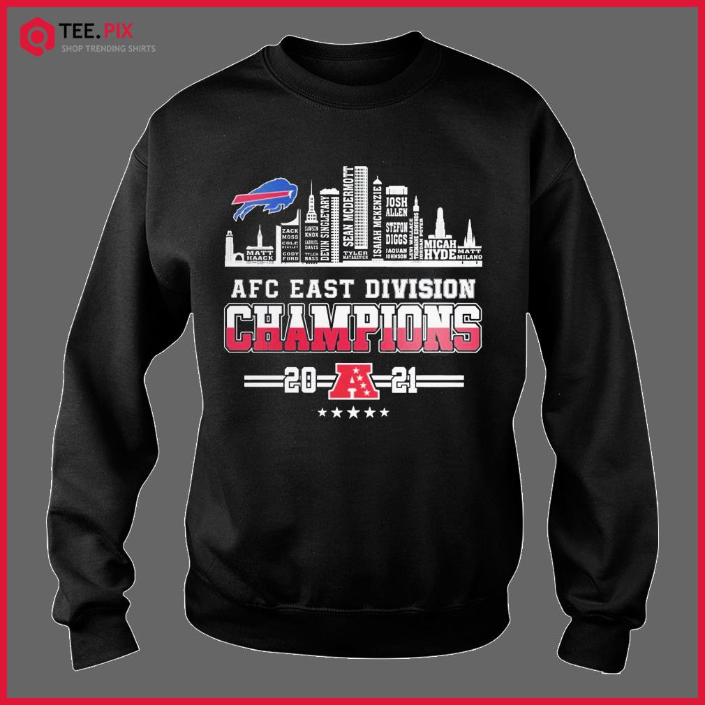 Buffalo Bills 2021 AFC East Division Champions 1980-2021 shirt