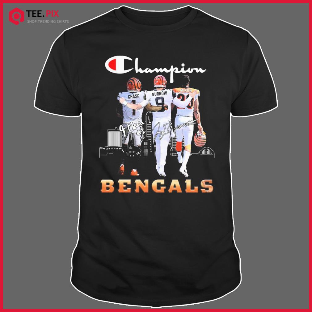 Official Cincinnati Bengals 2022 Champion Joe Burrow Shirt, hoodie,  sweater, long sleeve and tank top