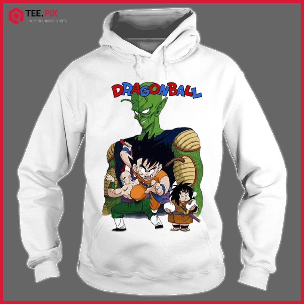 Dragon Ball Anime Goku King Piccolo Retro Manga Panel Shirt