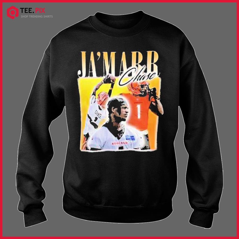 Limited Ja'marr Chase Vintage 90s #1Wide Receiver Oversize Shirt Ja'marr  Anthony Chase Homage Retro Classic