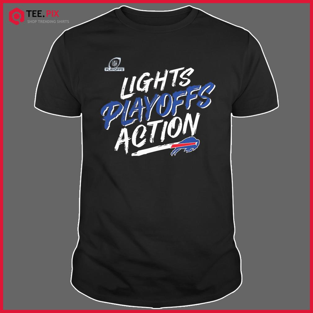 Lights Playoffs Action 2021 Buffalo Bills Football T-Shirt - Teespix -  Store Fashion LLC