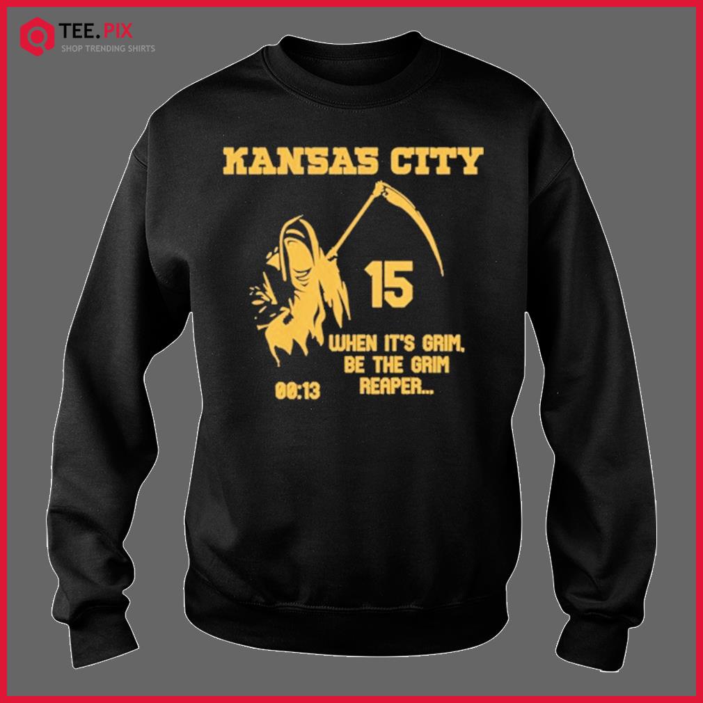 Patrick Mahomes Grim Reaper Kansas City Chiefs 2022 13 Seconds T