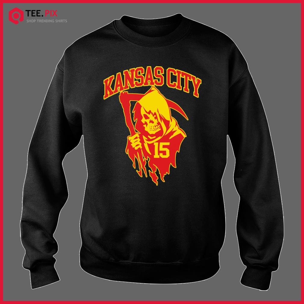 Kansas City Chiefs When Be The It Is Grim Reaper Number 15 Patrick Mahomes  Unisex T-Shirt - T-shirts Low Price