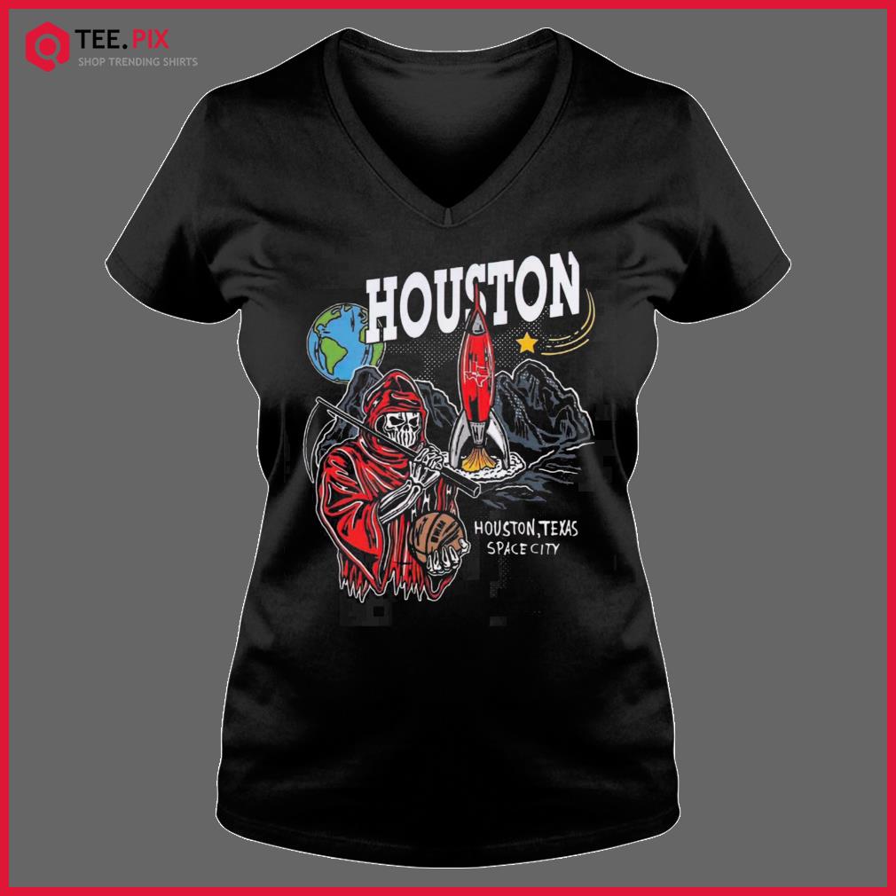 Warren Lotas Houston Rockets Houston,Texas Space City NBA T Shirt
