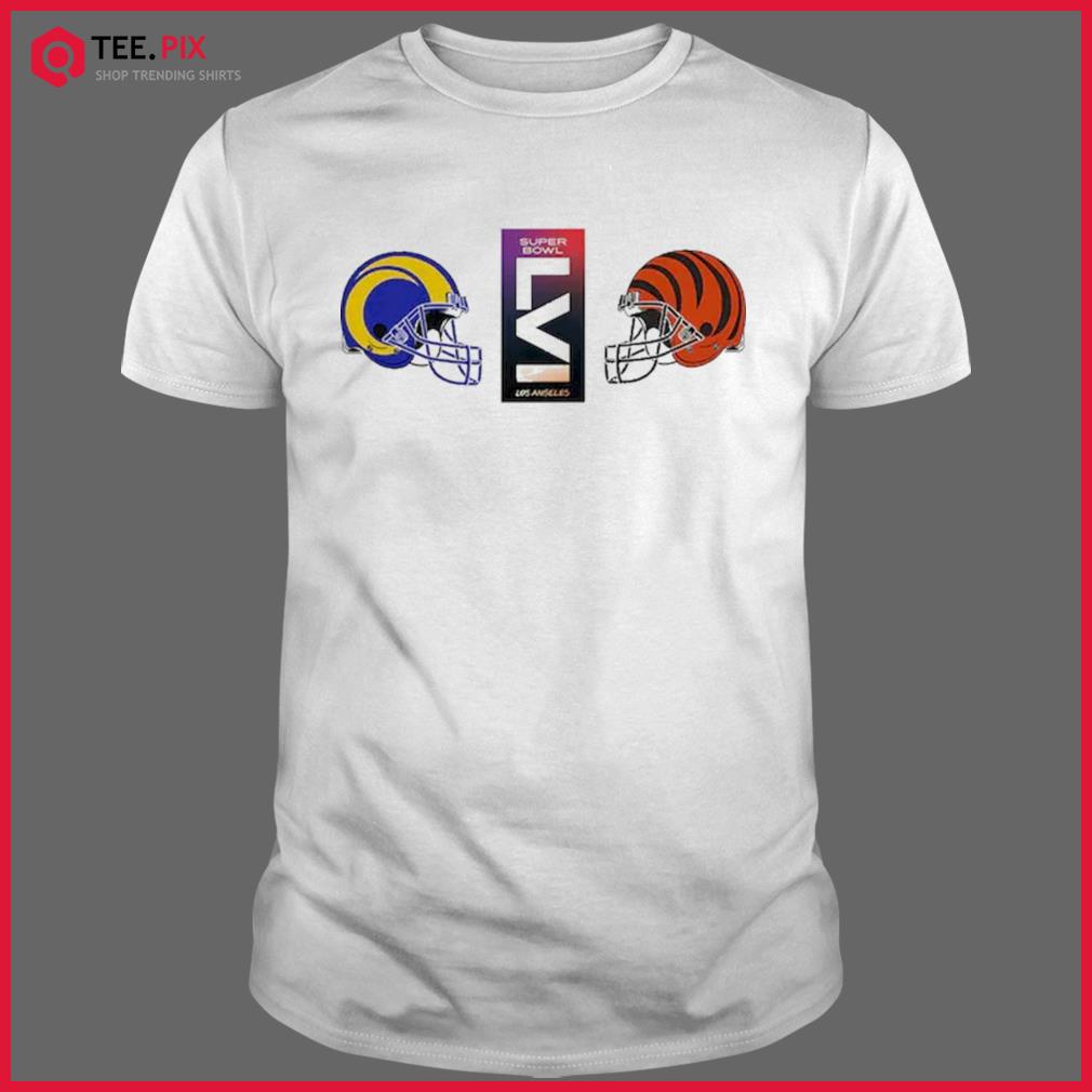 Cincinnati Bengals vs Los Angeles Rams Super Bowl LVI Matchup Shirt -  Teespix - Store Fashion LLC