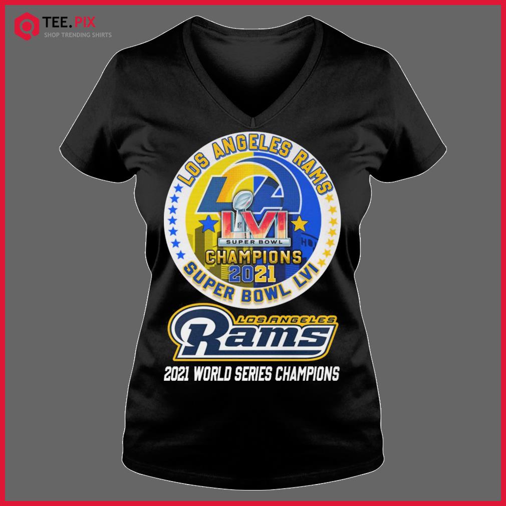 Los Angeles City of champions super bowl LVI 2021, world series t-shirt