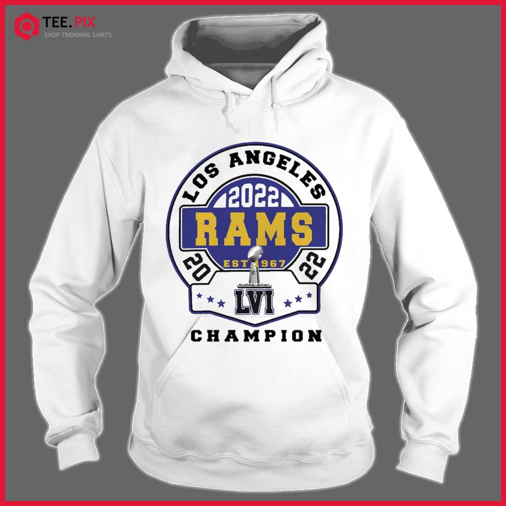 NFL Los Angeles Rams Super Bowl LVI Champions Pullover Hoodie