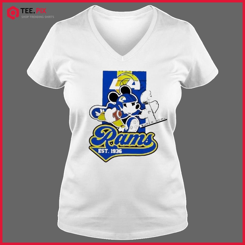 Mickey Mouse Los Angeles Rams Super Bowl 2022 Champions Shirt