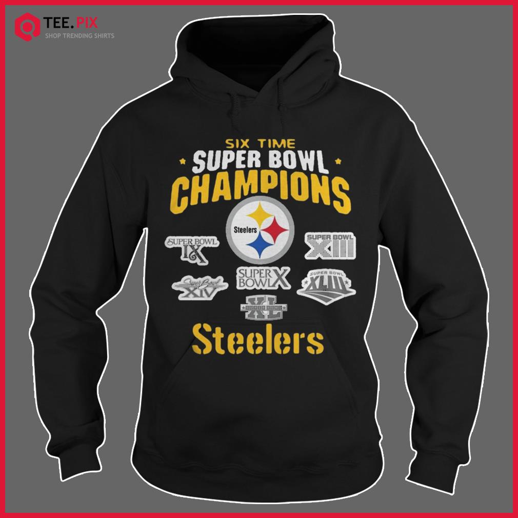 Pittsburgh Steelers NFL Six Time Super Bowl Champions shirt