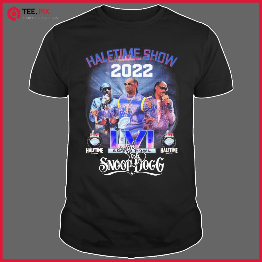 Half Time Show 2022 LVI Super Bowl Signed Shirt, Snoop Dogg