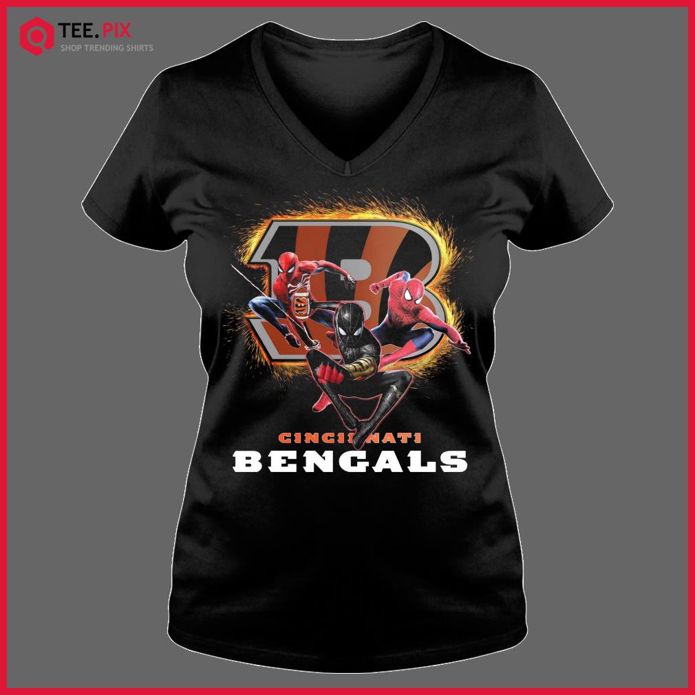 Spider-Man Cincinnati Bengals AFC Champions Shirt - Teespix - Store Fashion  LLC