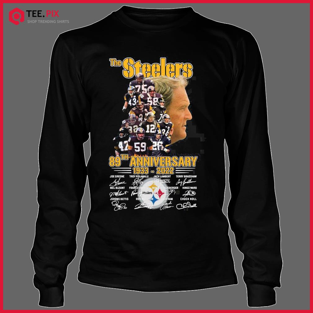 The Steelers Team 89th Anniversary 1933 2022 Signatures Shirt - Teespix -  Store Fashion LLC