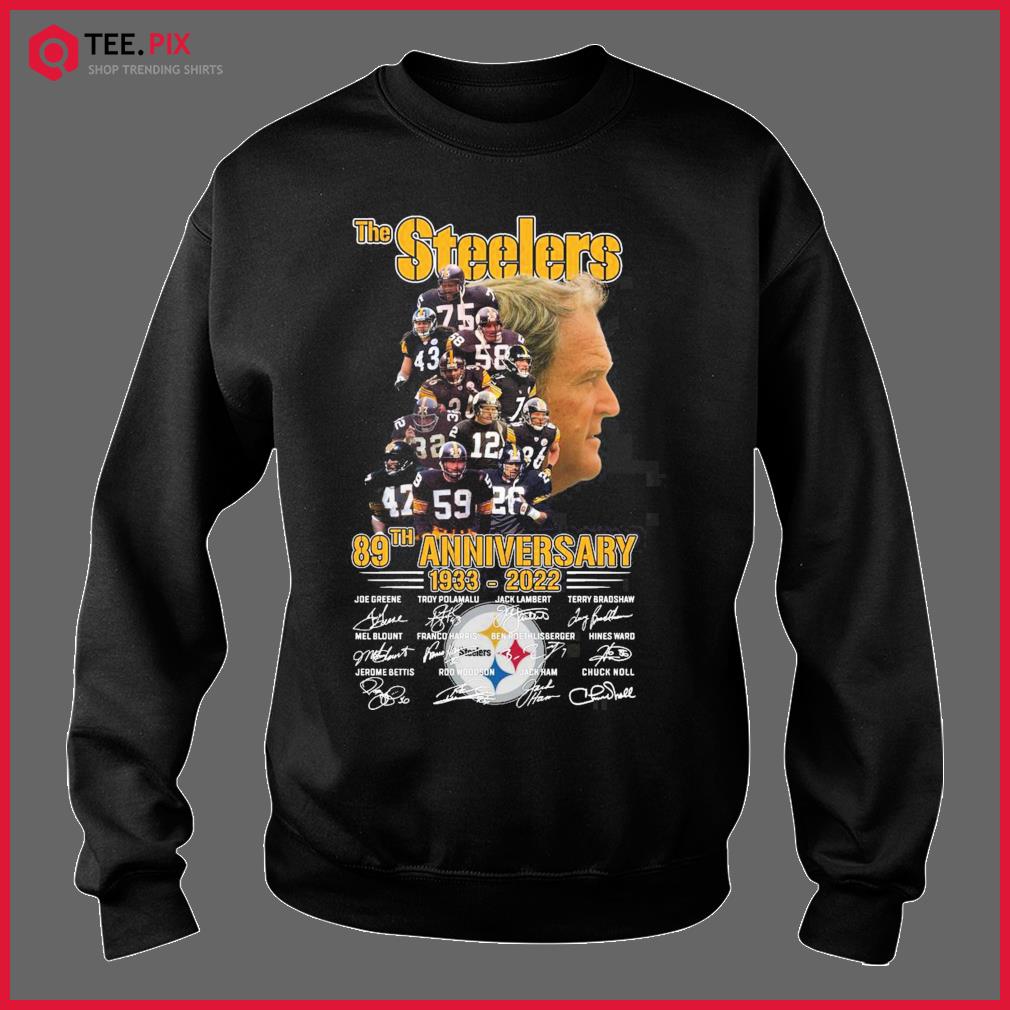 Pittsburgh Steelers 89th anniversary 1933-2022 t-shirt |