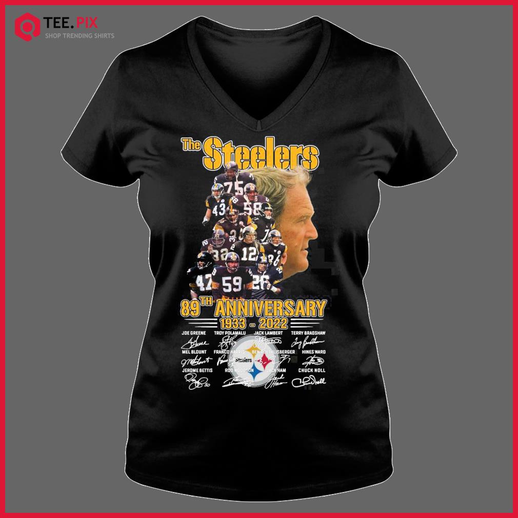 Pittsburgh Steelers 89th anniversary 1933-2022 t-shirt