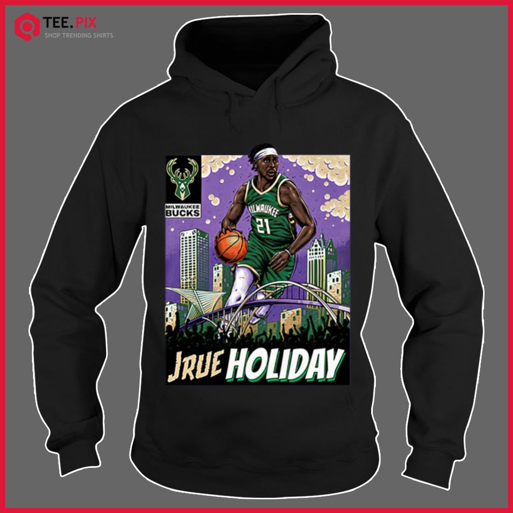 Bucks Pro Shop Merch Item Of The Game Jrue Holiday Skyline Milwaukee Bucks  Shirt - Teespix - Store Fashion LLC