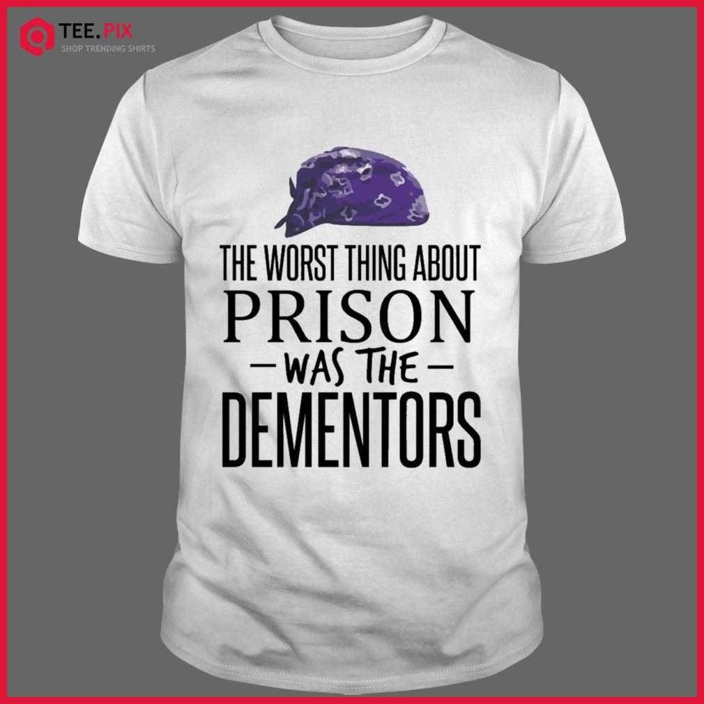 the worst thing about prison was the dementors shirt