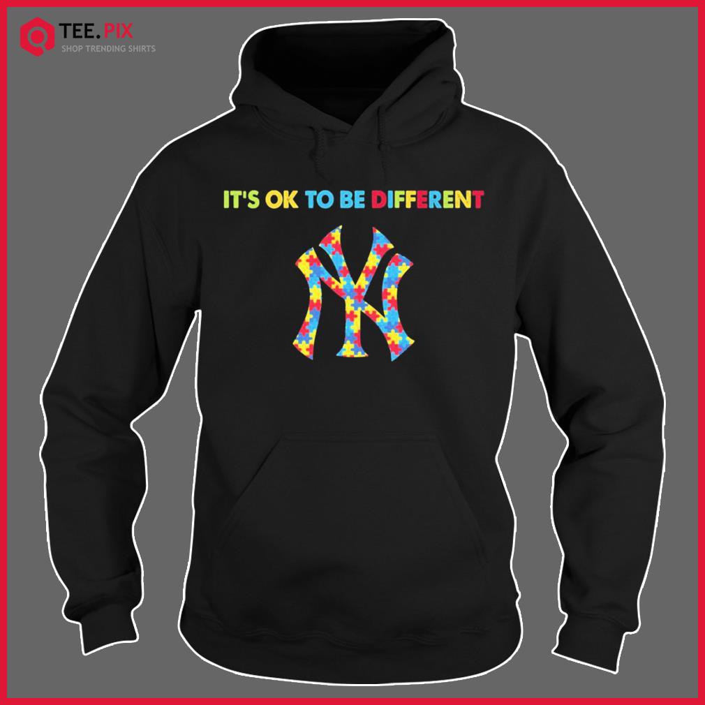 New York Yankees MLB Autism Awareness Hand Design Personalized Hoodie T  Shirt - Growkoc