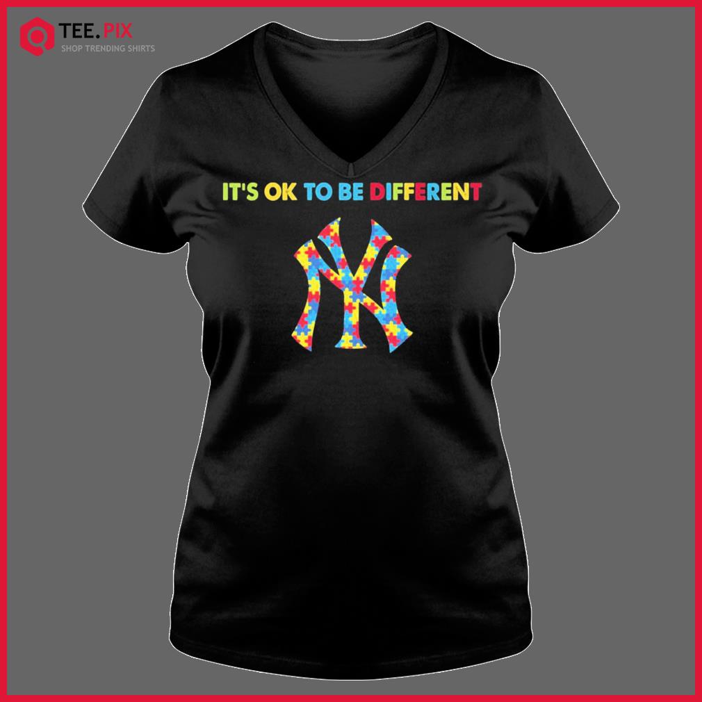 New York Yankees Autism It's Ok To Be Different shirt, hoodie