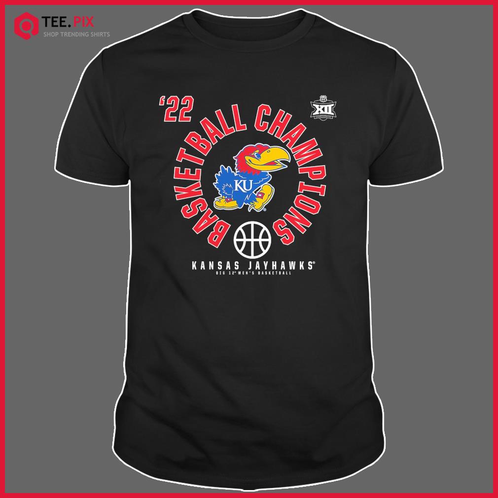 Kansas Jayhawks 2022 Big 12 Men's Basketball Conference Tournament Champions Shirt