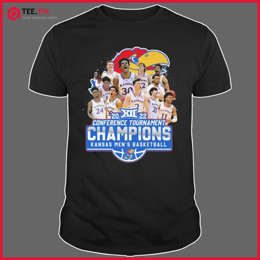 Kansas Jayhawks Men's Basketball Team 2022 Big 12 Champions Shirt - Teespix  - Store Fashion LLC