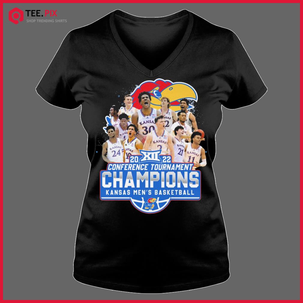 Kansas Jayhawks Men's Basketball Team 2022 Big 12 Champions Shirt - Teespix  - Store Fashion LLC