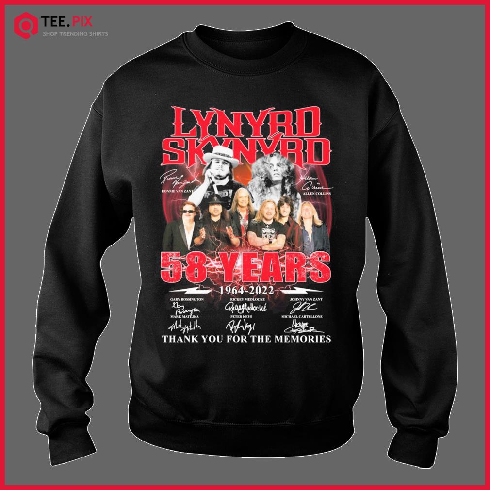 Lynyrd Skynyrd 58 Years 1964 2022 Signature Thank You For The