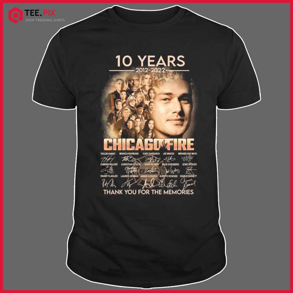 Good 09 Years 2012 2021 Chicago Fire Thank You For The Memories T-shirt -  NVDTeeshirt