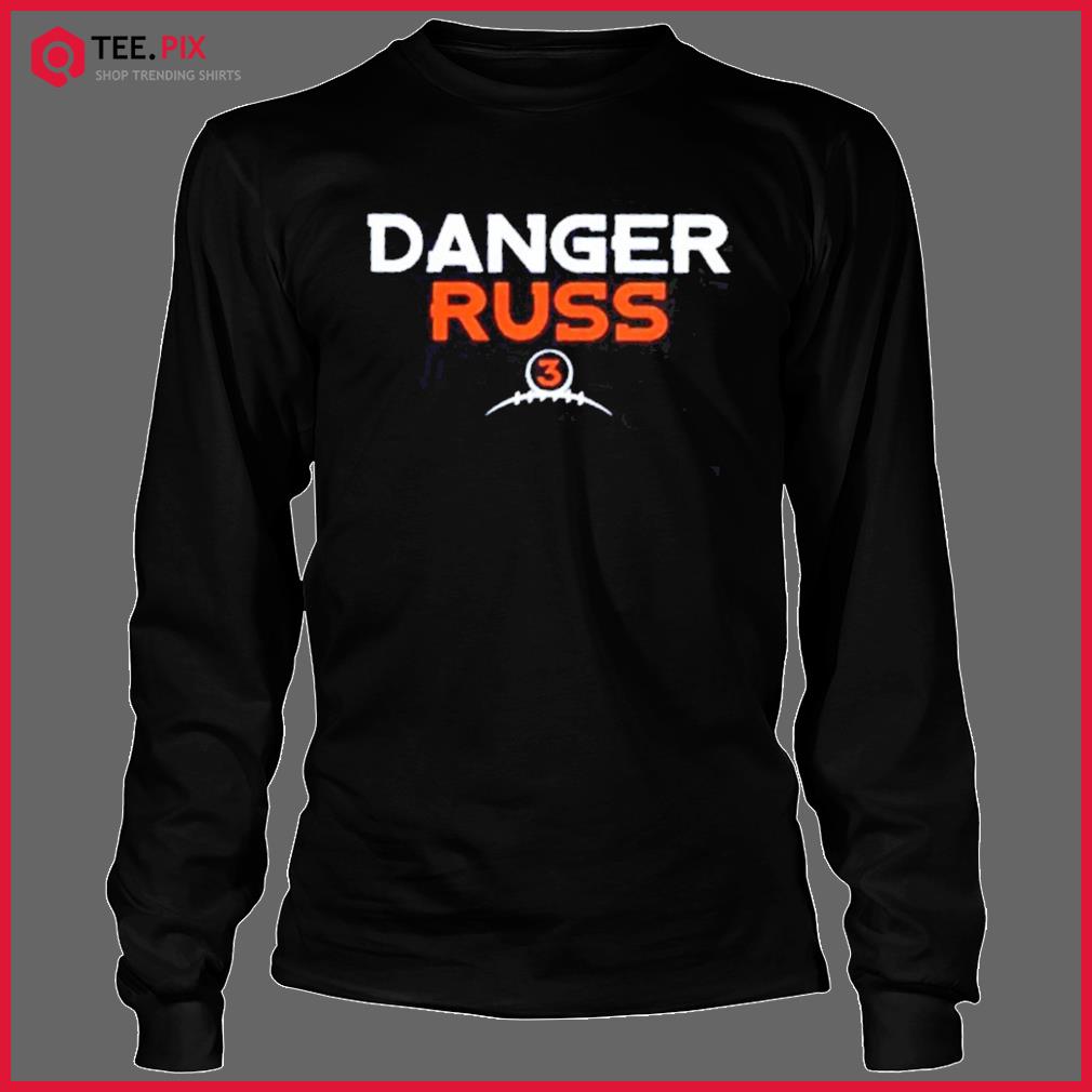 Russell Wilson Denver Broncos Danger Russ 3 Football T Shirt