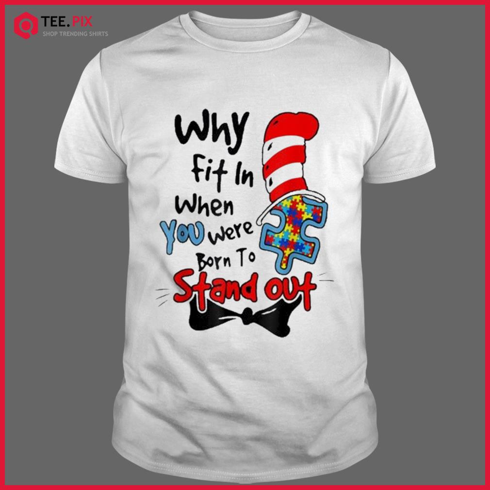 Cat in the hat autism clearance shirt