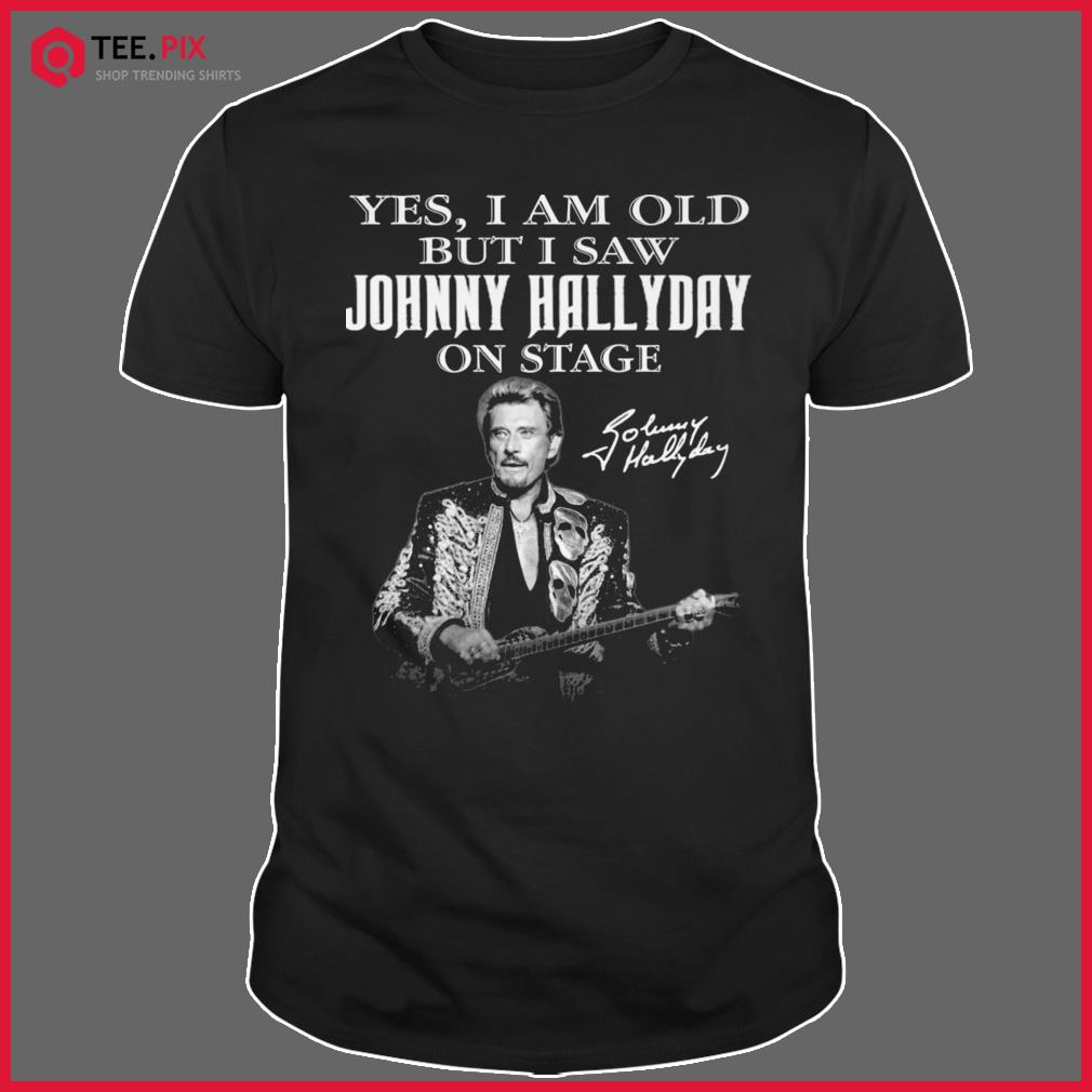 Shirt johnny hallyday sale